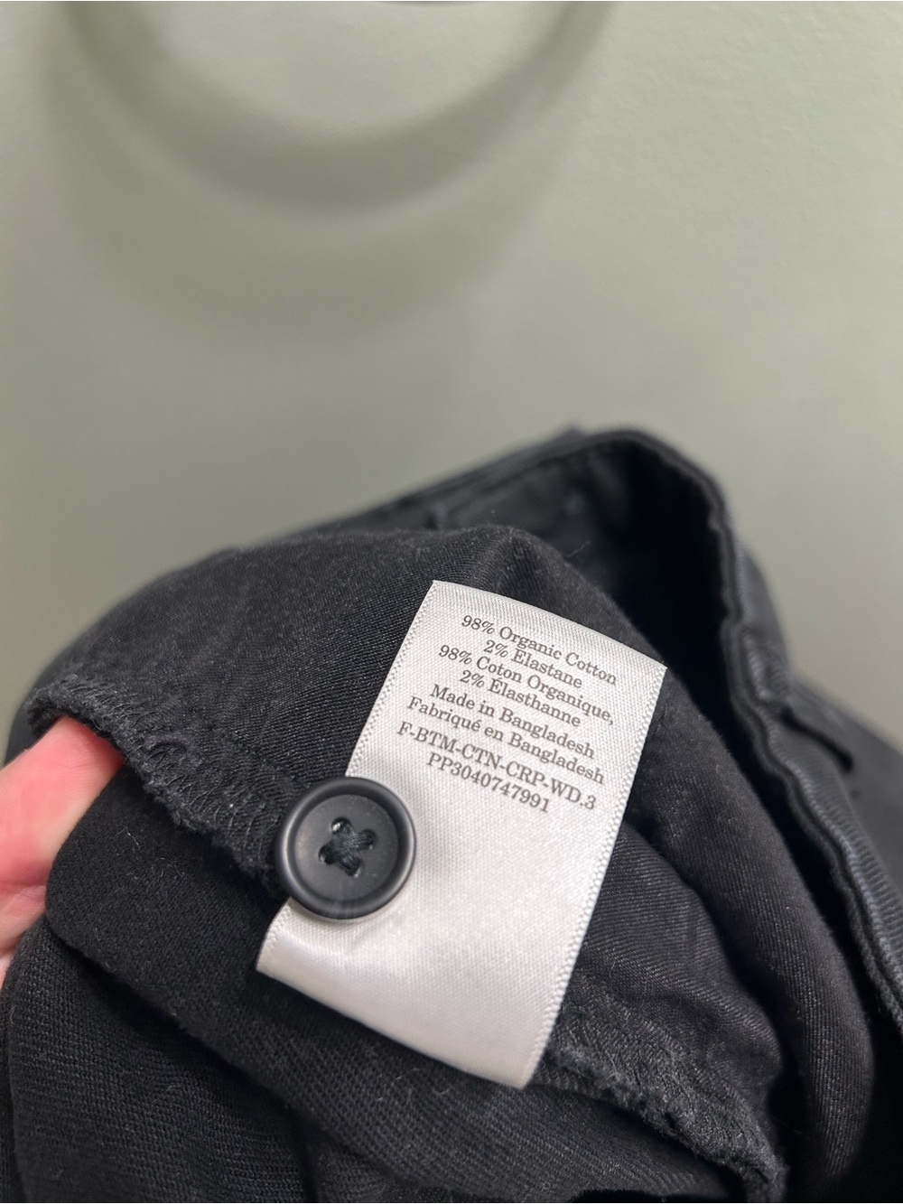 Everlane THE ORGANIC WIDE-LEG PANT in washed black - Picture 11 of 12